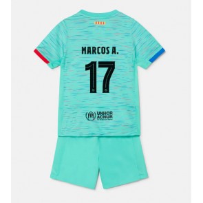 Barcelona Marcos Alonso #17 Rezervni Dres za Dječji 2023-24 Kratak Rukavima (+ kratke hlače)